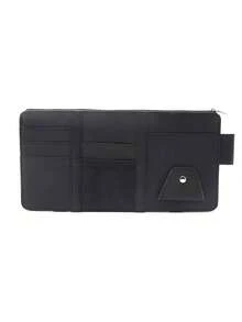 Car Sun Visor Storage Bag With Multi-Pocket Organizer, Universal Fit For Most Vehicles, Keeps Sunglasses, Cards, Driver's License, Registration And Insurance Documents Neatly Accessible, Clutter-Car Interior Companion For Daily Commute, Road Trip Essentials, And Fashion Accessories, Simple Quick-Access Storage Solution For Driving Essentials, Durable Lightweight Design, Perfect For Passengers And Driver, Streamlined Vehicle Organization Accessory For Everyday Use - Multicolor - View 14