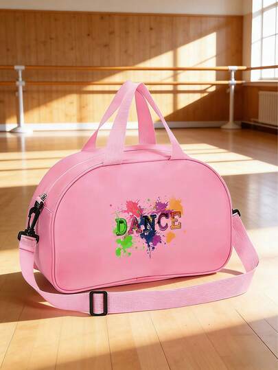 This Dance Themed Handbag Is Fashionable And Versatile. It Is A Multifunctional Handbag/Crossbody Bag Suitable For Casual Travel And Can Also Be Used As A Sports/Fitness Bag. Made Of Nylon Material With Zipper Closure. Perfect For Daily Use, Outdoor Activities, Fitness, Swimming, Dance Classes, And Various Other Occasions. It Is Also An Excellent Christmas Or Birthday Gift.