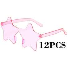 Bộ 1-12 chiếc ly thủy tinh hình ngôi sao năm cánh trong suốt, màu kẹo ngọt, thích hợp cho các bữa tiệc, hồ bơi, tiệc bãi biển, tiệc sinh nhật, lễ hội và các sự kiện vui chơi khác cũng như làm quà tặng trong các bữa tiệc. - Nhiều màu - Xem 23