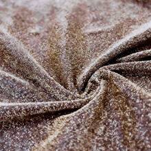 1pc Metallic Thread Fabric, Knitted Elastic Glitter Tulle, Suitable For Wedding, Party Dress, Stage Design, DIY - Multicolor - View 86