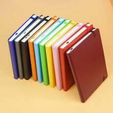 Cuaderno en blanco, A5, 160 páginas 100 g/m² Libros de bocetos con tapa dura Diario para escribir, 5.7 pulgadas x 8 pulgadas Cuadernos para el trabajo (Rosa) - Rosa - Ver 7