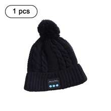 保暖无线针织帽，可拆卸，超长续航，低延迟，高清通话，立体声音乐帽 - 彩色 - 查看 10