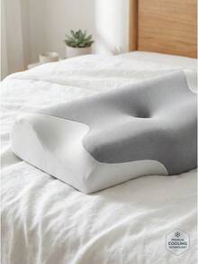 Premium Cooling Gel Memory Foam Pillow – Ventilated Support Pillow For Hot Sleepers, 60-Day Comfort Guarantee - 灰色 - 查看 5