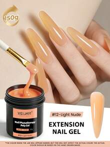 XEIJAYI 18pcs/Set 150g UV LED Curing Nail Extension Gel, Acrylic Crystal Nail Extension Gel For Home Salon DIY - Multicolor - View 10