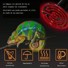 TendenciaFoco Infrarrojo De Cerámica Incubadora Termostato ReptilesCalidad premium - 100 W - Ver 8