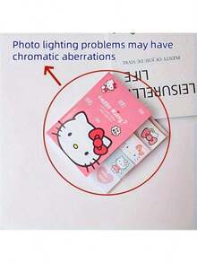 Sanrio 100张/本 Hello Kitty 主题便利贴，日常办公用品，学生便签本，卡通留言贴纸，可爱笔记本便利贴，学生奖品，生日礼物，新年礼物，复活节礼物，婚礼礼物，情人节礼物，返校礼物 - 彩色 - 查看 6