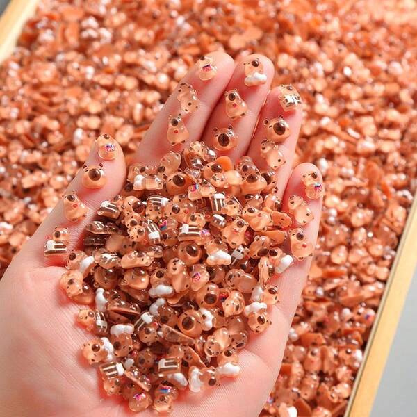 Mixed Resin Capybara / Outdoor Miniature | Nail Art Accessories / Nail Rhinestones / Suitable For Nail Art - Face Decoration - DIY Bottles - Water Cups - Fans - Phone Cases - DIY Decorations