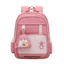 New Cartoon Cute Backpack, Large Capacity Ergonomic Design For Boys And Girls - Red - View 1