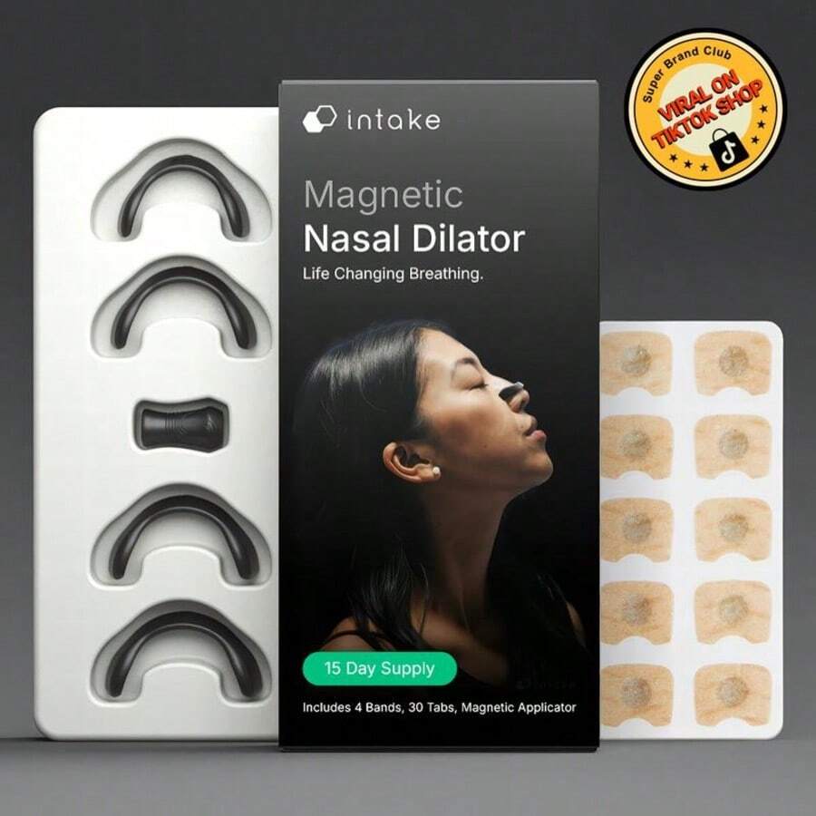 Intake Breathing Magnetic  Strip Starter Kit And 15 Day Supply Extra Strength' - 黃瓜 - 查看 1