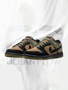 Nike Dunk Low Retro Camo Olive– Men's Lifestyle Sneakers – Shoes For Man -Vintage-Spring & Summer-Inspired Running Shoes, Shock-Absorbing Comfort, Gym To Streetwear Casual Wear-Mother's Day Gifts-Father's Day Gift–HV4452 300 - Brown Kelp/Black/Medium Olive - 查看 2