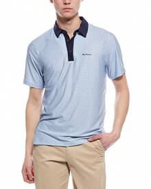 Polo deportivo de ajuste lineal Ben Sherman - Azul - Ver 1