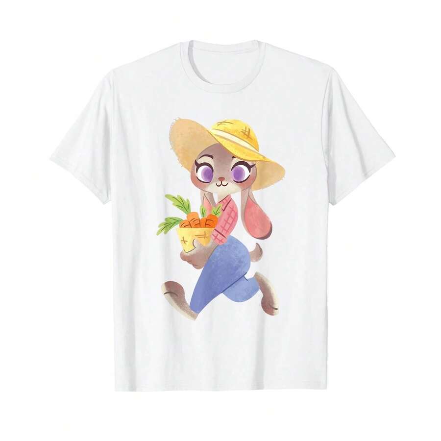 Judy Hopps Firmware Pick Up Carrot Shirt - White - View 1