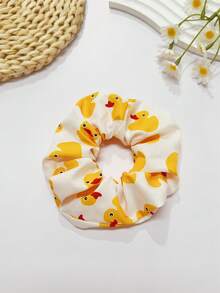 6pcs/Set Women's Cute Cartoon Duck Hair Clips, Elastic Hair Scrunchies, Bow Hair Clips, Headbands, Mini Hair Claws - Multicolor - View 9