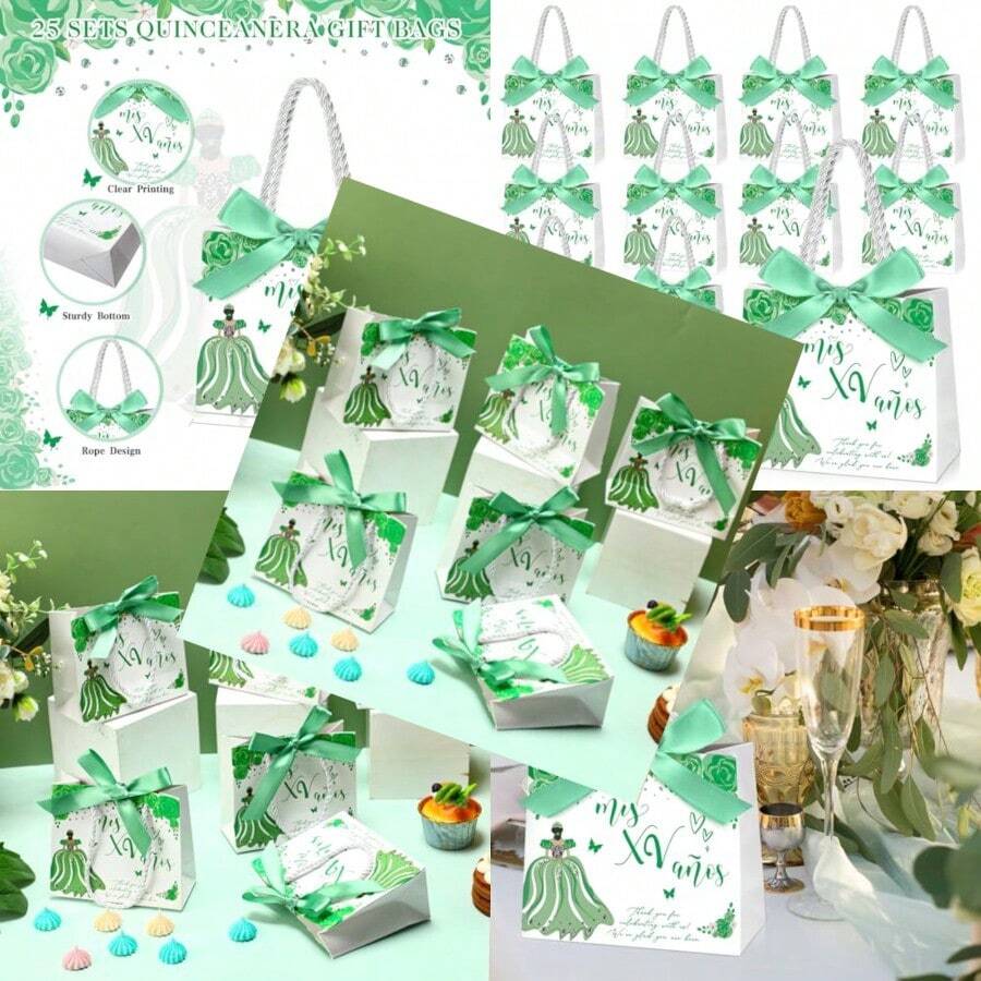 Gift Wrap Boxes - Green - View 1