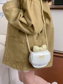 1pc Fashion Clutch Bag, Shoulder Bag, Mini Lipstick Bag, Girls' Handbag, Snap Closure Coin Purse, Versatile Outfit Accessory, Daily Use - Multicolor - View 6