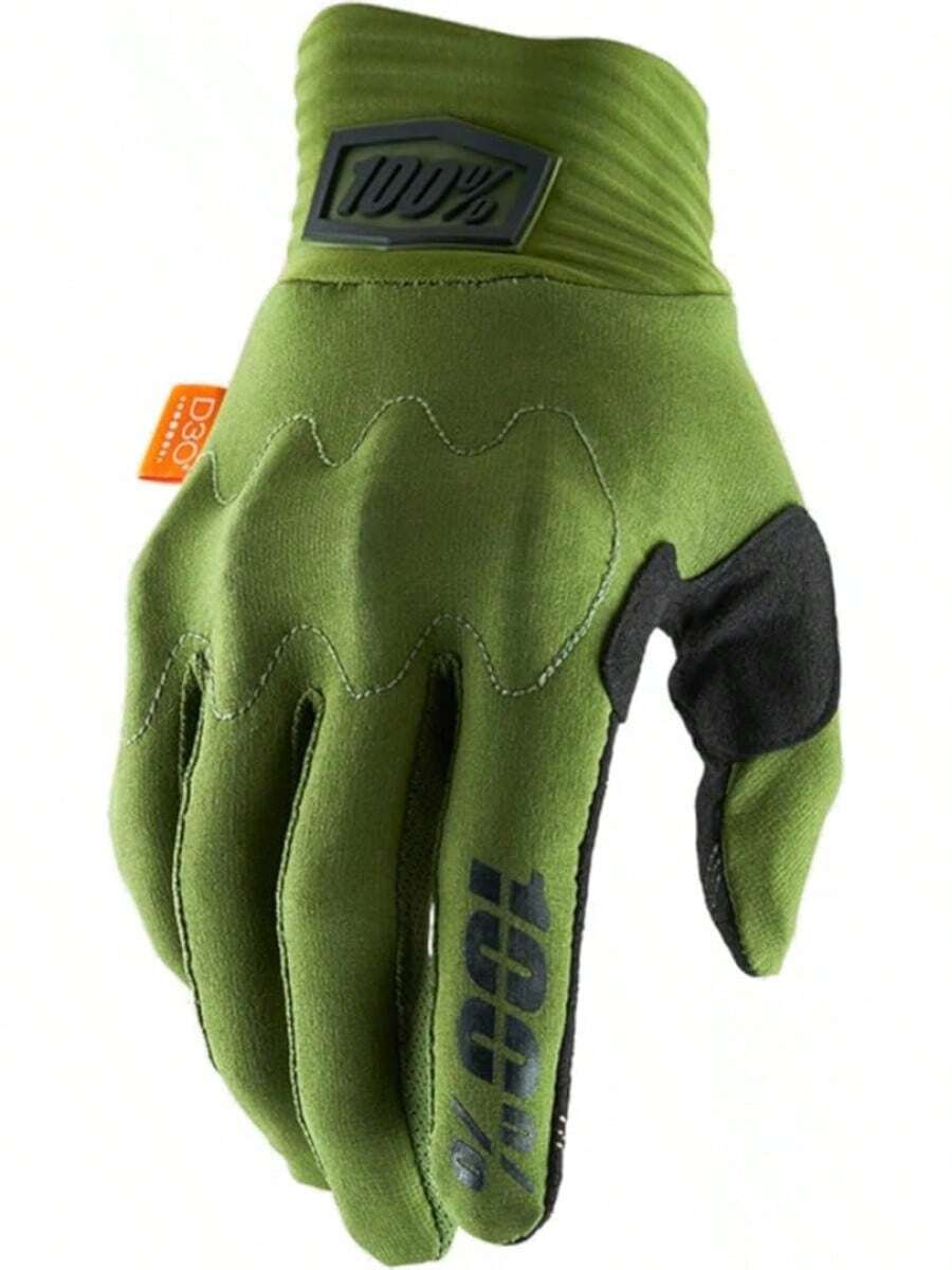 100% Cognito Men's Off-Road Motorcycle Gloves - Amarillo fluorescente/negro. - Ver 1