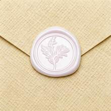 30张浅粉色蜡封贴纸，包含3种设计，自粘信封封口印章贴纸，适用于婚礼请柬、座位表、圣诞礼物包装，每包3种设计 - 3款/包款(淺粉) - 查看 5