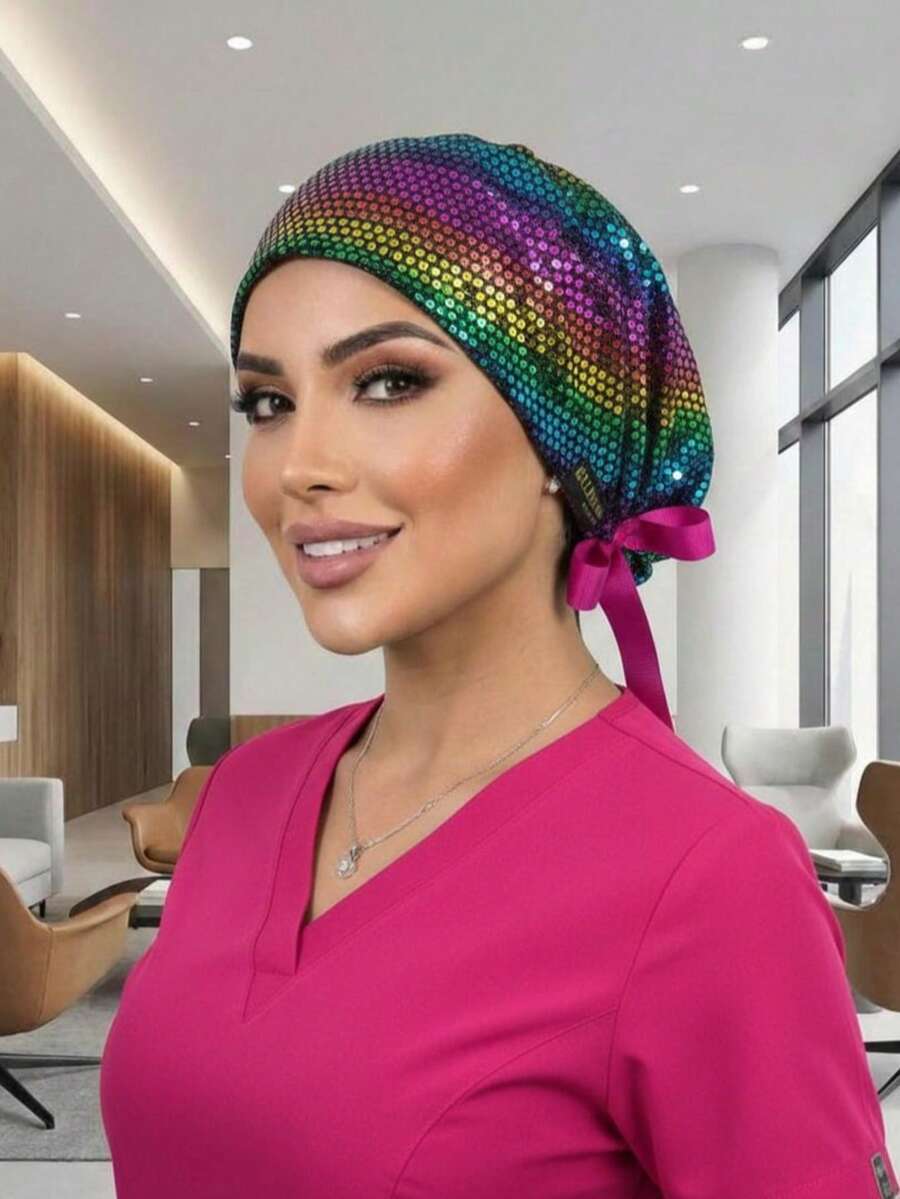 hospital  gorro cheff trabajo   Algodón    Ninguno    gorros quirurgicos  todas las temporadas - Multicolor - Ver 1