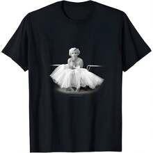 Marilyns Monroe - Pretty T-Shirt - 黑色 - 查看 1