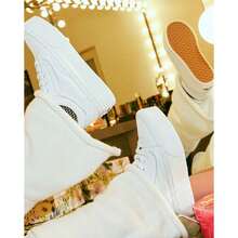 Vans  Women's Old Skool Stackform Shoes - True White - View 2