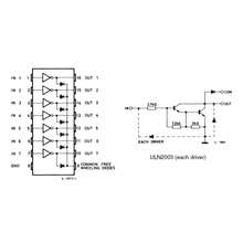 Circuito Integrado de  Uln2003 Paquete Darlington 30 Piezas Calidad Premium - 1 - Ver 3