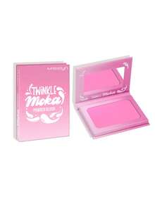 MISSLYN-Twinkle Moka Powder Blush, 1 Color Blush Palette, Pearlescent Blush (01 Matte Blush), New Year Makeup, Beginner-Friendly, Dreamy Color Blush, Long-Lasting Pigmentation, Contouring & Highlighting, Portable Size, Suitable For Travel & Outdoor Activities, Waterproof & Sweat-Resistant Blush - #01 Giấc mơ - Xem 8