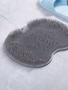 1pc Anti-Slip Shower Foot Scrubber With Exfoliating Pad - Improves Blood Circulation, Cleanses Feet - Bathroom Accessory - A - View 7