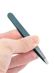 High Precision Flat Tip Tweezers, Suitable For Men And Women, Can Be Used For Depilation, Beard Trimming, Eyebrow Shaping, Easy To Grip - Multicolor - View 2