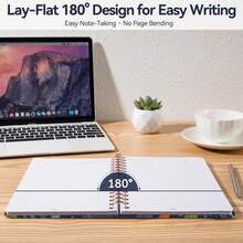 CICPAP Lined Spiral Journal Notebook, A5 College Ruled Notebook For Journaling, Note-Taking, And Daily Planning, Durable Hardcover With An Elegant Design,Midnight - ColorP - 查看 4