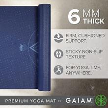 Yoga Mat - Premium 6mm Print Extra Thick Non Slip Exercise & Fitness Mat For All Types Of Yoga, Pilates & Floor Workouts (68\L X 24\W X 6mm Thick) - Xanh Thiên Thể - Xem 3