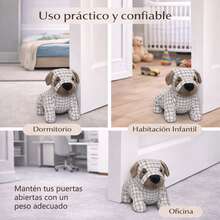 Tope de Puerta Decorativo Multifunción, Sujeta Puertas Antiviento, Diseño Suave, Ideal para Dormitorio, Habitación Oficina - MO-10 - Ver 6