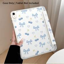 1 chiếc ốp lưng bảo vệ máy tính bảng phẳng bằng acrylic pha lê hình nơ anh đào màu xanh dương kèm chân đế, tương thích với Honor Pad 8/9/10, Honor GT 11.5inch/X7/X8A/X9/X8Pro/X9Pro/V9/V8 Pro, MatePad SE 11inch/MatePad 11inch/11.5inch, MatePad Pro và các mẫu phổ biến khác của Apple thế hệ thứ 10/11. - Nhiều màu - Xem 5