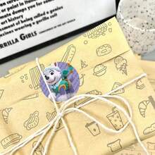 1 pieza Juego de 500 pegatinas de Paw Patrol | 8/10 patrones repetitivos lindos | Adecuado para bolsas de regalo de fiesta de cumpleaños, sobres, embalaje, álbumes de recortes y manualidades, pegatinas divertidas de la caricatura de Paw Patrol - Pegatinas de la Patrulla Canina - Ver 9