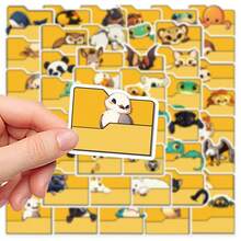 50张可爱卡通动物系列贴纸，适用于剪贴簿、日记本、笔记本电脑、水瓶、汽车等。寓意美好的设计，传递积极向上的信息，是馈赠佳品。 - 50pcs/包 - 查看 6