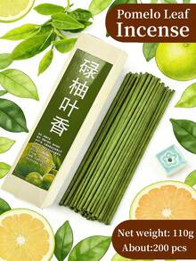 110g, Grapefruit Leaf Incense Sticks, Naturally Fresh, With A Pleasant Grapefruit Leaf Fragrance That Lasts A Long Time. Made With Natural Ingredients, They Provide Energy And Purify The Air. Entertaining Guests, And Ramadan. - Pomelo Leaf Incense - View 1