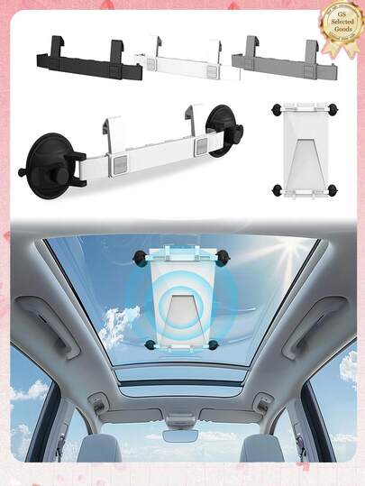6个吸盘支架，星链迷你车载吸盘支架，星链迷你配件，是旅行和临时安装的理想之选。可调节，牢固吸附于光滑表面，防滑，便携式安装套装，方便随时随地使用。无需工具即可安装，方便在汽车、房车和船只之间移动支架。适用于汽车天窗或车窗。