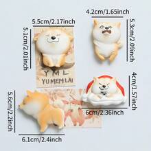 Refrigerator Magnets, Cute Shiba Inu Fridge Magnets, Animal Fridge Magnets, Memo Board Stickers, Holiday Gifts, Easter Gifts - Puppy Refrigerator Magnet - View 2