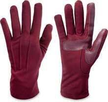 Isotoner Women'S Spandex Cold Weather Stretch Gloves With Warm Fleece Lining - ColorC - 查看 5