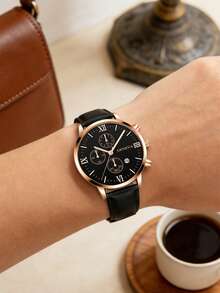 1件休闲创意简约高端设计优雅方形石英表，适合年轻人和学生，年末促销 - 彩色 - 查看 19