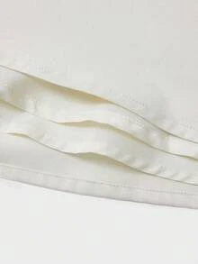 QUNGIGU 女款修身中長洋裝，優雅無袖魚尾長裙，派對夜店長洋裝 - 白色 - 查看 9