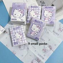 Sanrio 9/18 小包/組 精緻手帕面紙，可愛 Hello Kitty 印花雪紡紙，便攜卡通圖案面紙，適合工作、春夏假期、畢業季、旅行配件、生日禮物、婚禮、餐廳、開學季、畢業季、節日派對等場合 - 卡通 - 查看 15