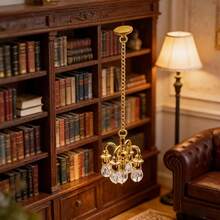 Đèn treo pha lê kim loại thu nhỏ tỷ lệ 1:12, 1 cặp đèn tường pha lê, đèn pha lê treo, mô hình phòng khách thu nhỏ, thích hợp cho phòng khách, phòng ngủ, nhà bếp, trang trí tường, trần nhà nhà búp bê, chiếu sáng nhà búp bê, phong cách cổ điển, thủ công tinh xảo, thích hợp cho trang trí phòng, phụ kiện phòng ngủ, trang trí nhà búp bê, trang trí tiểu cảnh DIY, đạo cụ chụp ảnh, trang trí tường, đồ trang trí treo ngày lễ, quà tặng cá nhân hóa, Eid Al-Fitr, Eid Al-Adha - Nhiều màu - Xem 7