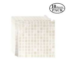 WalDecoo 5/10/20片马赛克自粘防溅瓷砖，10英寸*10英寸自粘墙砖，适用于厨房、浴室、壁炉、房车等。 - 馬賽克 - 查看 22