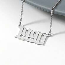 Custom Birth Year Number Necklaces For Women Men Stainless Steel Customized Necklace Pendant Personalized Neck Chain Jewelry Birthday Gift - Multicolor - View 7