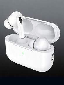 Wireless Earbuds, True Wireless Bluetooth Headphones - Compatible With Apple And Android, Built-In Microphone, Sweat-Resistant, White - White - View 1
