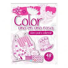 COLOREA UNO EN UNO ROSA  -LIBRO COLOREA - Libro único - Ver 1