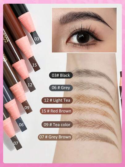 3-In-1 Eyebrow Trimmer, Eyebrow Grooming Tool, Eyebrow Shaper, Duck-Mouth Eyebrow Pencil Trimmer With Embroidery Design, Trimmer Pencil Base Cable Flattener Multi-Function, Manual Trimming Tool, Makeup Tool, Multi-Function Trimming Tool, Portable Trimming Tool, Structure, Fine Polishing, 3-In-1 Eyebrow Grooming Set - Eyebrow Pencil, Pencil Sharpener, Eyebrow Trimmer; Compact And Portable