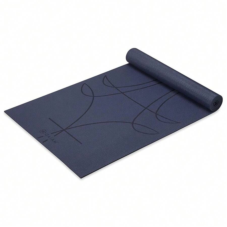 Yoga Mat - Premium 6mm Print Extra Thick Non Slip Exercise & Fitness Mat For All Types Of Yoga, Pilates & Floor Workouts (68\L X 24\W X 6mm Thick) - 對齊列印(墨水) - 查看 1