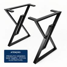 Loja da Isa Tokyo Table Base For Wooden Tabletops Up To 1.80m X 0.90m - màu đen - Xem 3