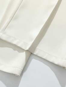 男士休闲商务正装裤，时尚简约百搭西装裤 - 卡其色 - 查看 9